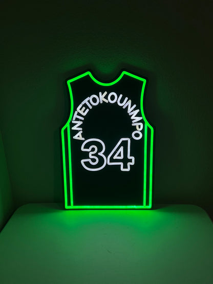 Antetokounmpo #34 Glow Jersey