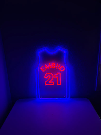 Embiid #21 Glow Jersey