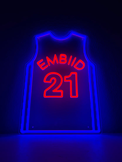 Embiid #21 Glow Jersey