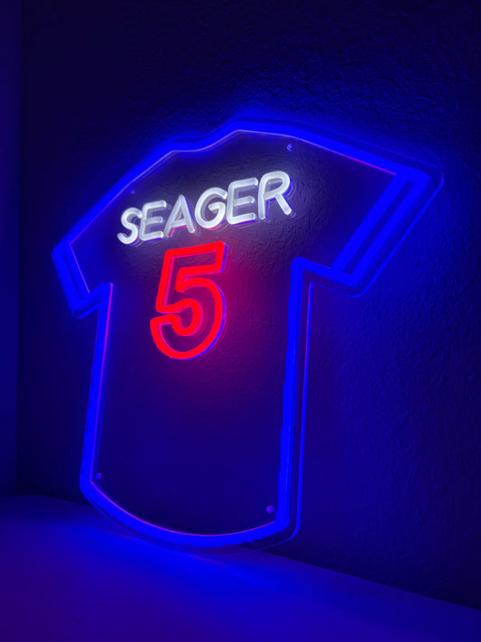 Seager #5 Glow Jersey