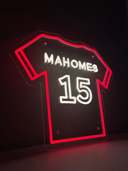 Mahomes #15 Glow Jersey