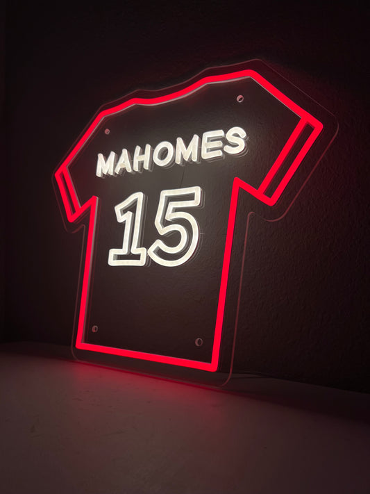 Mahomes #15 Glow Jersey