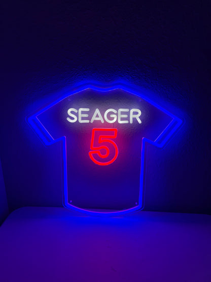 Seager #5 Glow Jersey