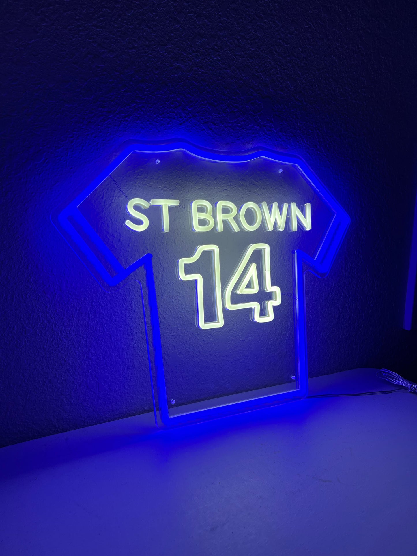 St Brown #15 Glow Jersey