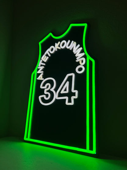 Antetokounmpo #34 Glow Jersey