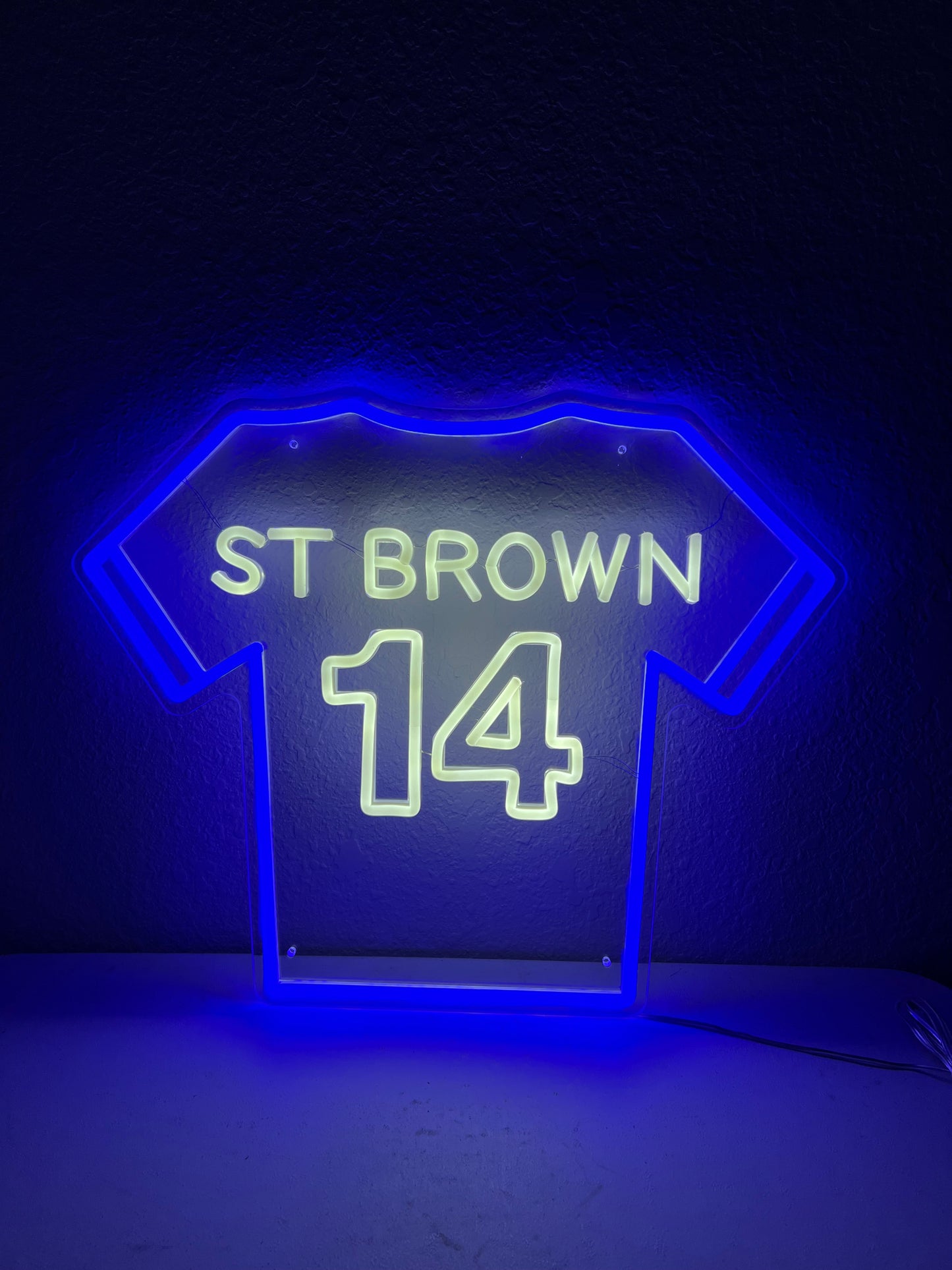 St Brown #15 Glow Jersey