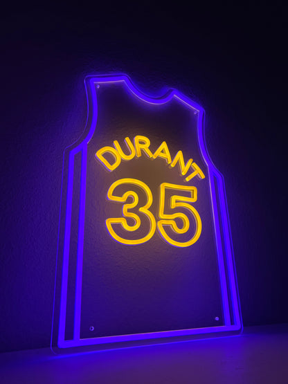 Durant #35 Glow Jersey