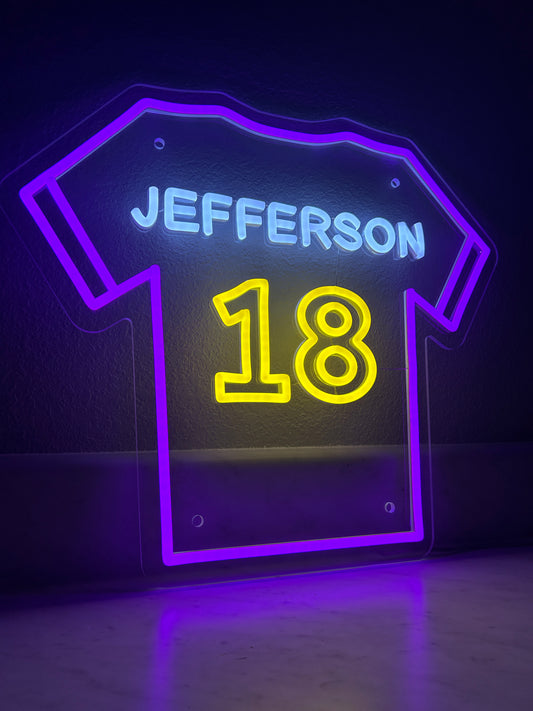 Jefferson #18 Glow Jersey