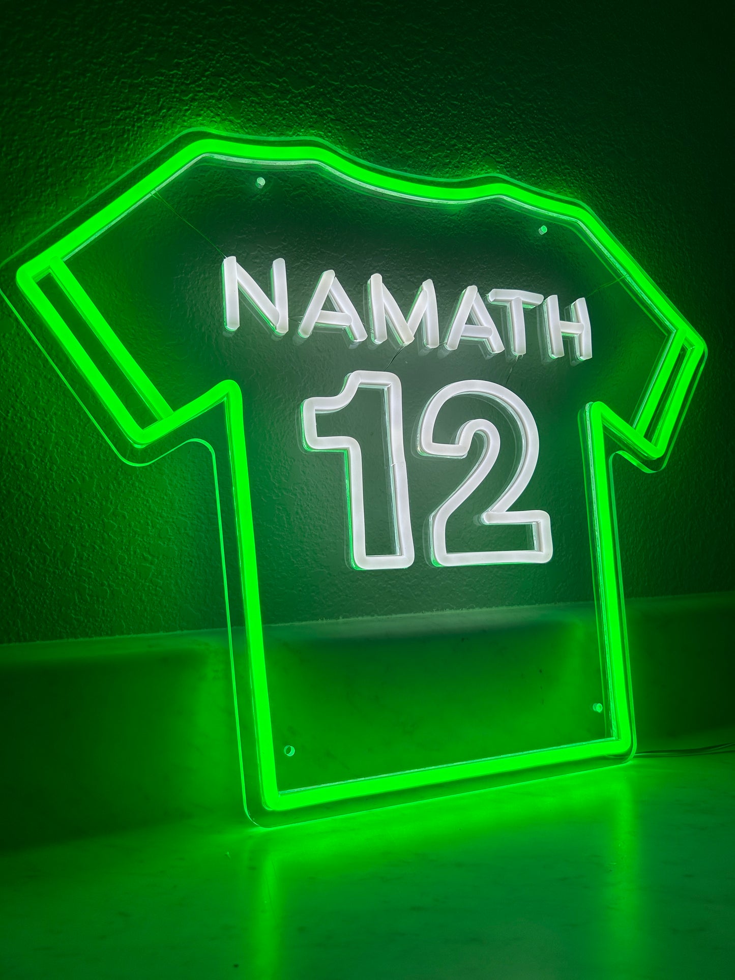 Namath #12 Glow Jersey