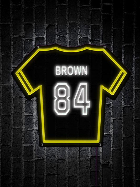 Brown #84 Glow Jersey