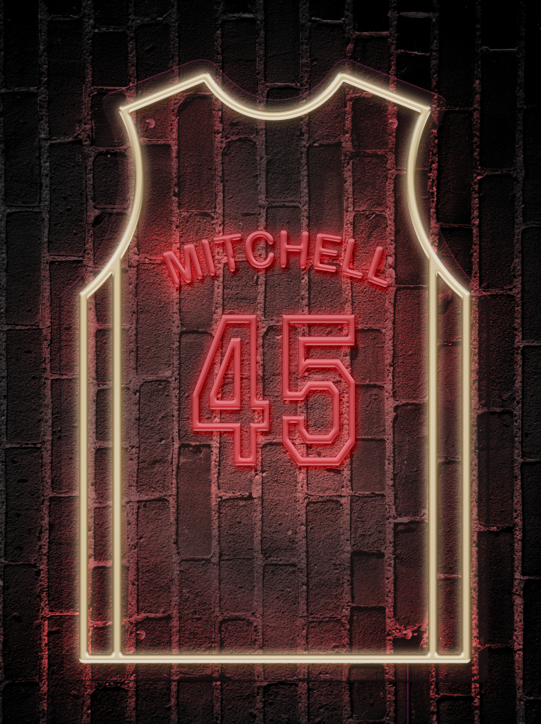 Mitchell #45 Glow Jersey