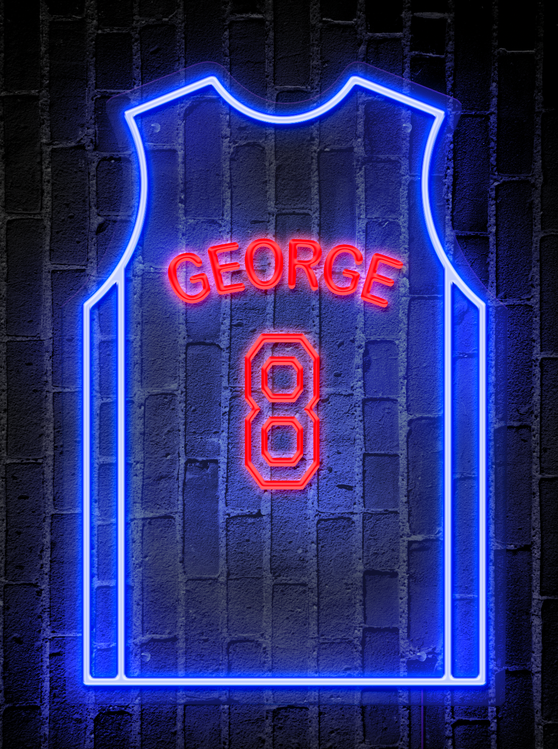 George #8 Glow Jersey